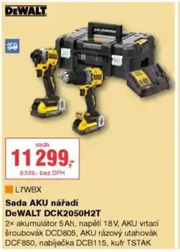DEK DEWALT Sada AKU nářadí DCK2050H2T nabídka