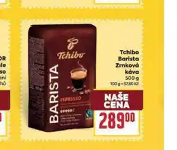 Billa Tchibo barista zrnková káva nabídka