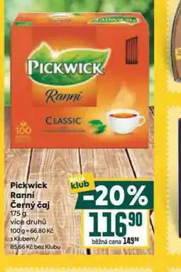 Billa Pickwick ranní černý čaj nabídka