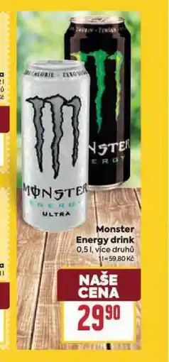Billa Monster energy xdrink nabídka