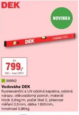 DEK DEK Vodováha nabídka