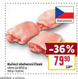 Billa Kuřecí stehenní řízek cena za 600 g nabídka