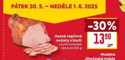 Billa Uzené vepřové ocásky s kostí z pultu lahůdek cena za 100 g nabídka
