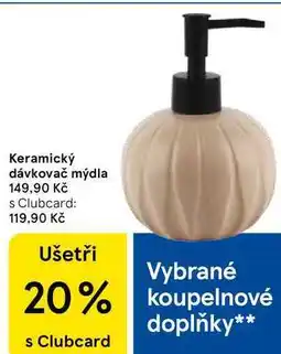 Tesco Keramický dávkovač mýdla nabídka
