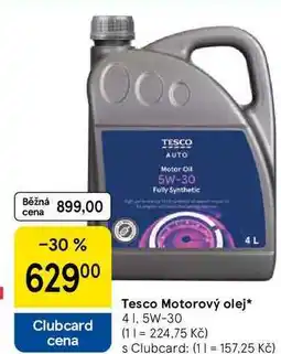 Tesco Tesco Motorový olej, 4 l, 5W-30 nabídka