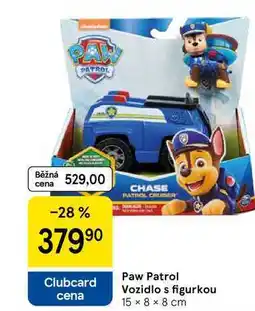 Tesco Paw Patrol Vozidlo s figurkou, 15 x 8 x 8 cm nabídka