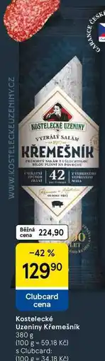 Tesco Kostelecké Uzeniny Křemešník, 380 g nabídka