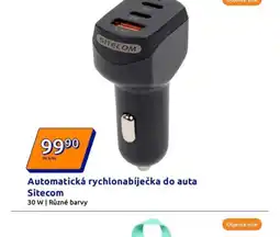 Action Automatická rychlonabíječka do auta sitecom nabídka