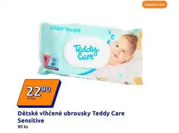 Action Dětské vlhčené ubrousky teddy care sensitive nabídka