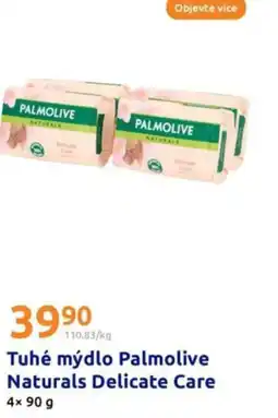 Action Tuhé mýdlo palmolive naturals delicate care nabídka