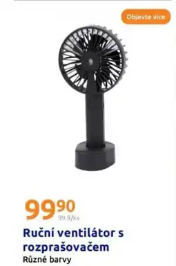 Action Ruční ventilátor s rozprašovačem nabídka