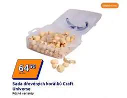 Action Sada dřevěných korálků craft universe nabídka