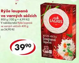 CBA Rýže loupaná ve varných sáčcích, 800 g nabídka