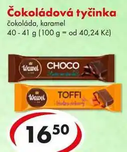 CBA Čokoládová tyčinka, 40-41 g nabídka