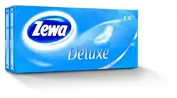 Tamda Foods Zewa Deluxe papírové kapesníky 10×10 ks 3-vrstvé, vybrané druhy 100ks nabídka