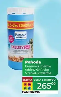 Pohoda bazénová chemie tablety