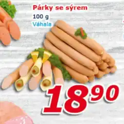 ESO MARKET Párky se sýrem nabídka