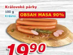 ESO MARKET Královské párky nabídka
