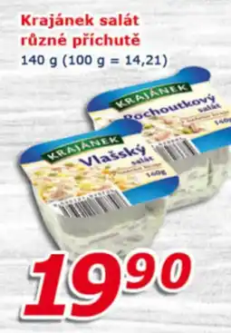 ESO MARKET Krajánek salát různé příchutě nabídka