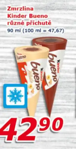 ESO MARKET Zmrzlina kinder bueno různé příchutě nabídka