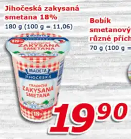 ESO MARKET Jihočeská zakysaná smetana 18% nabídka