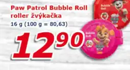 PAW PATROL Bubble roll roller žvýkačka