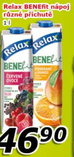 ESO MARKET Relax benefit nápoj různé příchutě nabídka