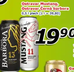 Ostravar mustang, ostravar černá barbora