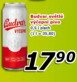 ESO MARKET BUDVAR Světlé výčepní pivo nabídka