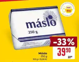 Billa Máslo nabídka