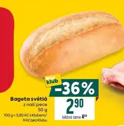 Billa Bageta světlá nabídka