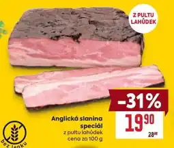 Billa Anglická slanina speciál nabídka
