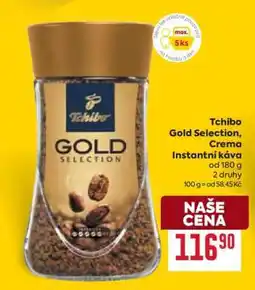 Billa Tchibo Gold Selection, Crema Instantní káva nabídka