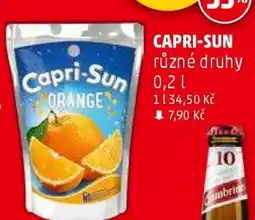 Penny Market Capri-Sun různé druhy nabídka