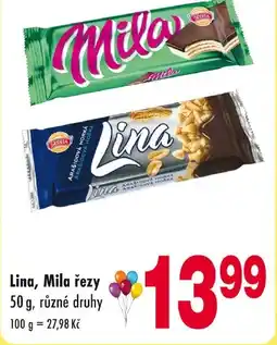 Qanto Lina, Mila řezy nabídka