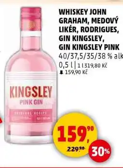 Penny Market GIN KINGSLEY PINK nabídka