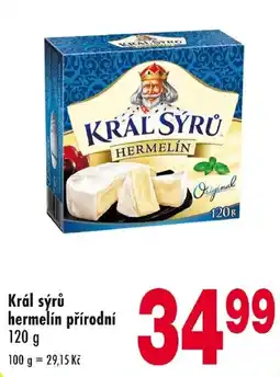 Qanto Král sýrů hermelín přírodní nabídka