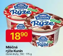 Hruška MLÉČNÁ RÝŽE KUNÍN nabídka