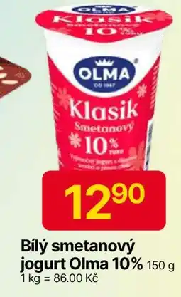 Hruška Bílý smetanový jogurt Olma 10% nabídka