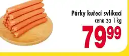 Qanto Párky kuřecí svlíkací nabídka