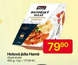 Hruška Hotová jídla Hamé nabídka