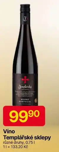 Hruška Víno Templářské sklepy nabídka