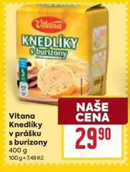 Billa Vitana Knedlíky v prášku s burizony nabídka