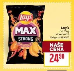 Billa Lay's MAX Strong nabídka