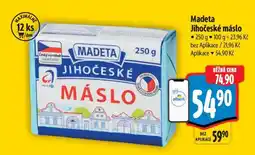 Albert Madeta Jihočeské máslo nabídka