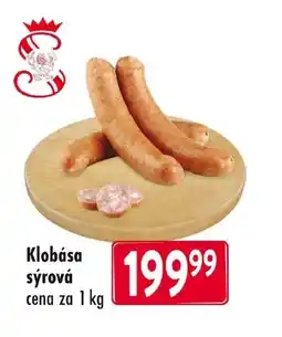 Qanto Klobása sýrová nabídka