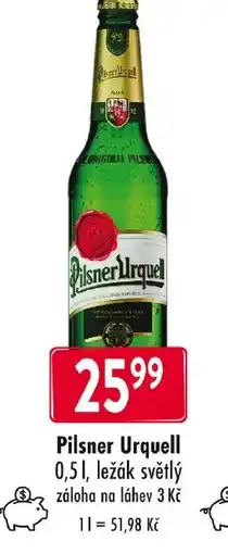 Qanto Pilsner Urquell nabídka