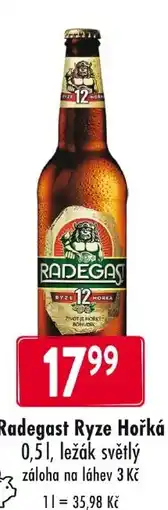 Qanto Radegast Ryze Hořká nabídka