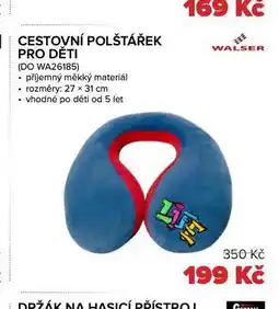 Auto Kelly Cestovní polštářek pro děti nabídka