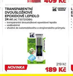 Auto Kelly Transparentní dvousložkové epoxidové lepidlo nabídka